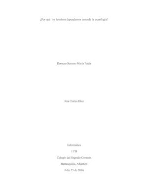 Por Qué Los Hombres Dependemos Tanto De La Tecnología