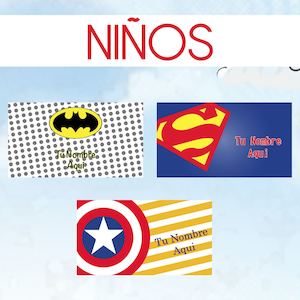 TARJETA PERSONAL PARA NIÑOS