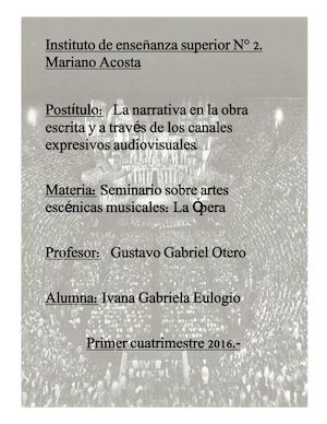 Final de Ópera, Eulogio Ivana