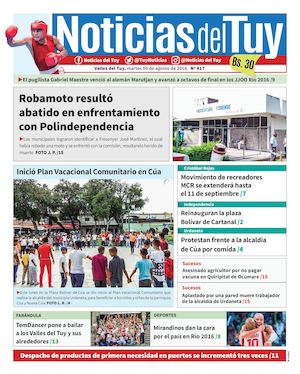 Noticias Del Tuy Edición Impresa 9 De Agosto