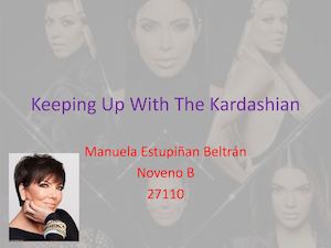 Keeping Up With The Kardashian