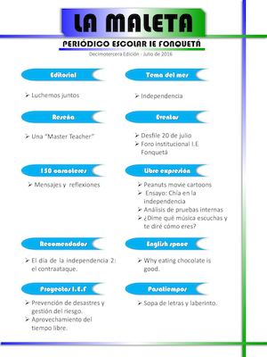 Edición 13 Julio 2016