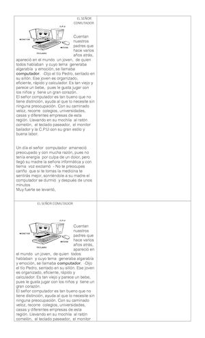Lectura El Señor Computdor Olimpiadas Digitales