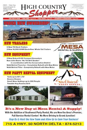 High Country Shopper  8.10.16