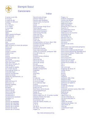 Mi Cancionero SCOUT¡¡