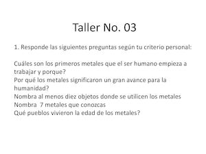 Taller No3