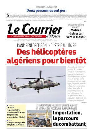 Le Courrier D'Algérie Du Samedi 13 Août 2016