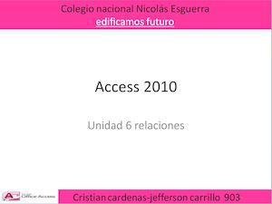 Access 2010