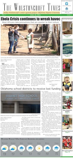 Ashley Wolstoncroft Captsone Project Indd