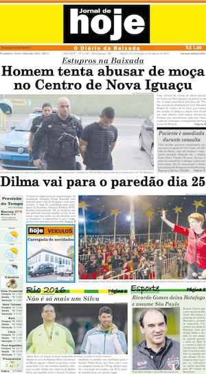 Jornal De Hoje 130816