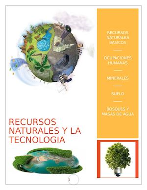 Recursos Naturales Y La Tecnologia