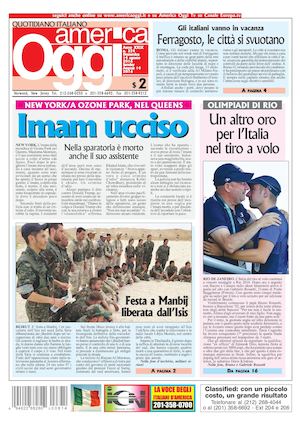 America Oggi 14 Agosto 2016