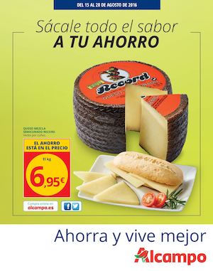 Catálogo Alcampo "SÁCALE TODO EL SABOR A TU AHORRO"