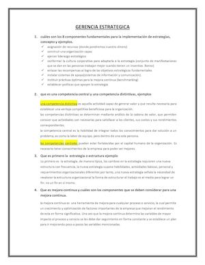 Gerencia Estrategica