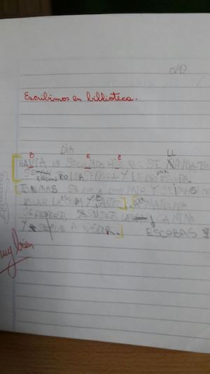 A partir de una secuencia escribir la historia