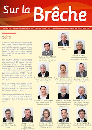 Sur La Brêche - Hors-série spécial municipale 2014
