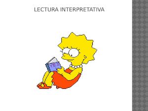Clase Lectura Interpretativa 1