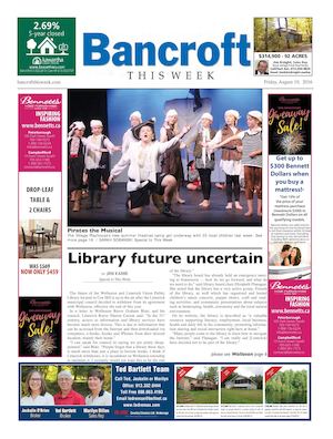 Bancroft This Week August 19, 2016