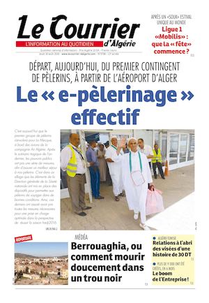 Le Courrier D'Algérie Du Jeudi 18 Août 2016