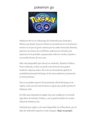 Pokemon Go