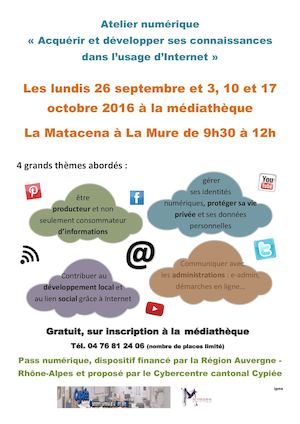 Affiche Atelier Numérique