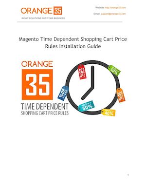Free Time Dependent Shopping Cart Price Rules Installation Guide