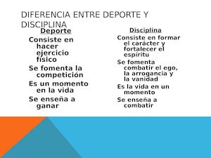 Presentacion Deportes Y Disciplinas