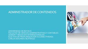 Administrador De Contenidos