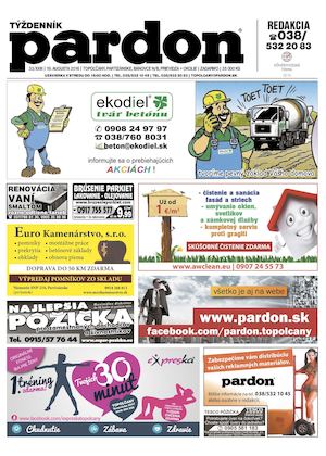 Pardon Topoľčany 33/2016
