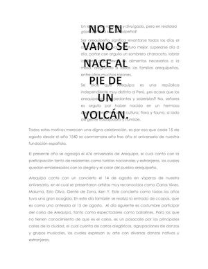 No En Vano Se Nace El Pie De Un Volcan