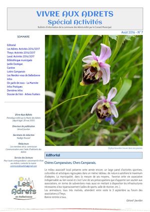 20160821 VIVRE AUX ADRETS - Août 2016