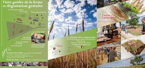 dépliant  Ferme des Campagne