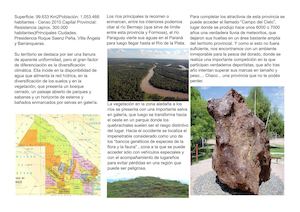 Folleto turistico de la Provincia de Chaco