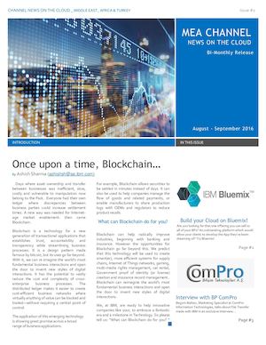 IBM MEA Cloud Channel Newsletter - August September