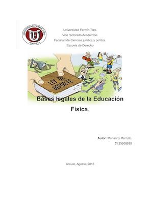 Bases Legales De La Educación Física
