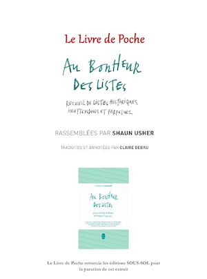 Usher Au Bonheur Des Listes extrait