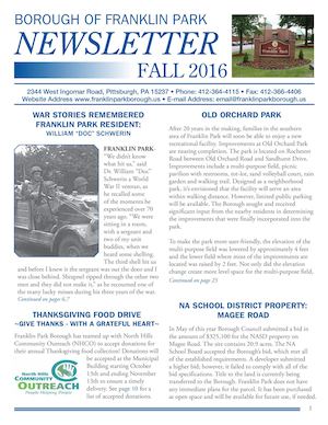 Final 2016 Fall Newsletter