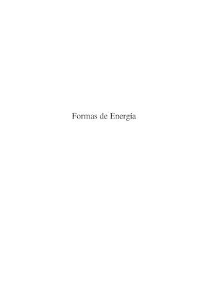 Formas De Energía