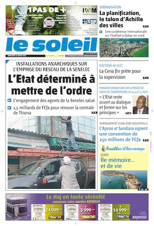 Edition Du 24 Aout 2016
