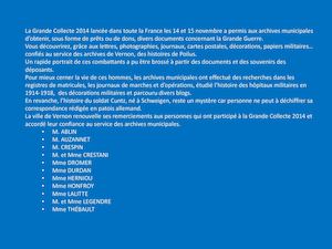 Poilus de Vernon - Crespin