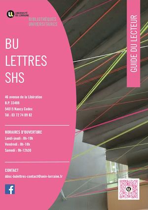 Guide du lecteur 2016 BU lettres SHS Nancy
