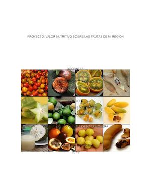 Proyecto De Las Frutas