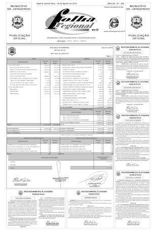 Folha Regional 18 De Agosto De 2016 Edição N°- 369