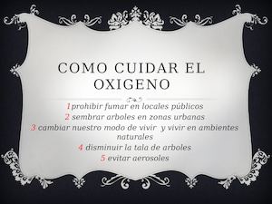 Como Cuidar El Oxigeno