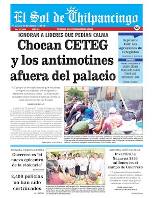 El Sol De Chilpancingo - 16 Junio  2016