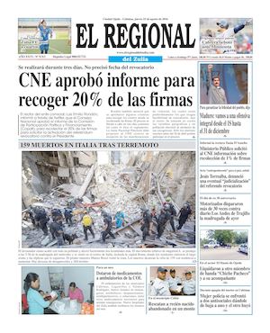 El Regional del Zulia 25-08-2016