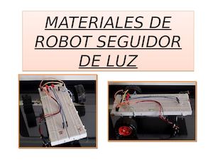 Robot Seguidor De Luz