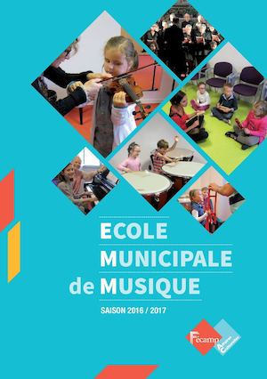 Plaquette de l'Ecole Municipale de Musique 2016 - 2017