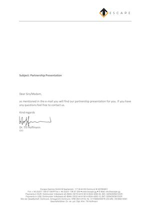 Partnership presentation (2/2)