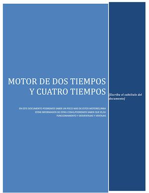 Motor De Dos Tiempos